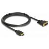 Delock HDMI / DVI kabel Zástrčka HDMI-A, DVI-D 24+1pol. Zástrčka 1.5 m černá 85653 třížilový stíněný, pozlacené kontakty HDMI kabel Delock HDMI / DVI kabel Zástrčka HDMI-A, DVI-D 24+1pol. Zástrčka 1.5 m černá 85653 třížilový stíněný, pozlacené kontakty HDMI kabel