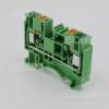 Svorka na DIN lištu DS6-01P-14-00A(H), zelená