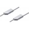 Hirschmann Test & Measurement MLN 25/2,5 WS měřicí kabel lamelová zástrčka 4 mm lamelová zástrčka 4 mm 25.00 cm bílá 1 ks