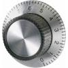 TRU COMPONENTS jemná stupnice hliník (eloxovaný) (Ø x v) 37 mm x 15 mm 1 ks