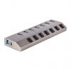 Rozbočovač USB-C 5G7AIBS-USB-HUB-EU, standard: USB 3.0 USB, počet portů USB: 7 AC adaptér 7.6 in StarTech.com 0.8 in Rozbočovač USB-C 5G7AIBS-USB-HUB-EU, standard: USB 3.0 USB, počet portů USB: 7 AC adaptér 7.6 in StarTech.com 0.8 in