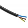 RS PRO Napájecí kabel 3žilový 100 m Polyvinylchlorid plášť, Černá, vnější průměr: 6.3 mm OD, 300V 70 °C RS PRO Napájecí kabel 3žilový 100 m Polyvinylchlorid plášť, Černá, vnější průměr: 6.3 mm OD, 300V 70 °C