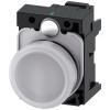 Siemens Indikátor, řada: SIRIUS ACT 3SU11 Montáž do panelu LED Bílá, průměr výřezu: 22 mm IP67, IP20, IP69, IP66 Kulatý Siemens Indikátor, řada: SIRIUS ACT 3SU11 Montáž do panelu LED Bílá, průměr výřezu: 22 mm IP67, IP20, IP69, IP66 Kulatý