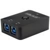 Value 3 porty USB 3.0 přepínač černá