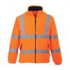 Portwest Oranžová Unisex Reflexní flísová bunda 4XL Portwest Oranžová Unisex Reflexní flísová bunda 4XL
