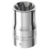 Zásuvka 1/2 in pohon E18 Hvězdicový Čtvercový, celková délka: 11.1mm Facom Zásuvka 1/2 in pohon E18 Hvězdicový Čtvercový, celková délka: 11.1mm Facom