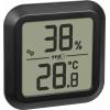 TFA Dostmann Digitales Thermo-Hygrometer zum Einbau teploměr a vlhkoměr černá 30.5061.01