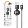 Datový kabel ALIGATOR PREMIUM 2A, USB-C, 2m, černý Datový kabel ALIGATOR PREMIUM 2A, USB-C, 2m, černý