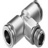 Festo Nasunovací armatura, řada: NPQR, 8085692, Male Thread G 1/8 in G 1/8, 6 mm Zásuvný Potravinářský stupeň Festo Nasunovací armatura, řada: NPQR, 8085692, Male Thread G 1/8 in G 1/8, 6 mm Zásuvný Potravinářský stupeň