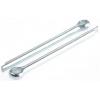RS PRO Závlačka, délka: 50.8 mm, Lesklý zinek, Ocel průměr 4 mm