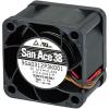 Sanyo Denki Axiální ventilátor, řada: 9GA, průtok vzduchu: 34.1 m³/h 6.2 W 12V dc 520 mA IP68 38 mm 38mm 28 mm