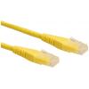 Roline 21.15.0925 RJ45 síťové kabely, propojovací kabely CAT 6 U/UTP 1.50 m žlutá nestíněný 1 ks Roline 21.15.0925 RJ45 síťové kabely, propojovací kabely CAT 6 U/UTP 1.50 m žlutá nestíněný 1 ks