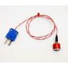 Knoflíkový magnet termočlánek XQ 2 m kabel typ K Perfluoralkoxyalkan 0.5 m sonda, 750 °C 7 mm na 250 °C JIS RS PRO