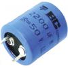 Kondenzátor, řada: 056 PSM-SI 10000 μF ±20 % 47mΩ 16V dc, Zacvakávací montáž Vishay Kondenzátor, řada: 056 PSM-SI 10000 μF ±20 % 47mΩ 16V dc, Zacvakávací montáž Vishay