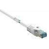 Renkforce RF-5047454 RJ45 síťové kabely, propojovací kabely CAT 6A S/FTP 0.15 m bílá s ochranou, samozhášecí 1 ks Renkforce RF-5047454 RJ45 síťové kabely, propojovací kabely CAT 6A S/FTP 0.15 m bílá s ochranou, samozhášecí 1 ks