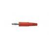Schutzinger Banánek, 4 mm, 70V dc, 32A, Červená, Vnější Pájecí, materiál kontaktu: Slitina berylia a mědi, délka: 47.5 Schutzinger Banánek, 4 mm, 70V dc, 32A, Červená, Vnější Pájecí, materiál kontaktu: Slitina berylia a mědi, délka: 47.5