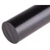 RS PRO Tyč z polyetherketonu (PEEK) Černá, délka: 300 mm x 30 mm v prům.