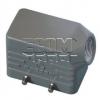 Kryt konektoru HDC D10B-SE-4G-PG16, úhlový, hliník, IP65