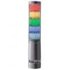 Patlite Signální věž, řada: LA6 RGB LED Bzučák 5 světelných prvků barva Čirá 24V dc Přímá Patlite Signální věž, řada: LA6 RGB LED Bzučák 5 světelných prvků barva Čirá 24V dc Přímá