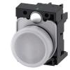 Siemens Indikátor, řada: SIRIUS ACT 3SU11 Montáž do panelu LED Bílá, průměr výřezu: 22 mm IP69, IP20, IP66, IP67 Kulatý Siemens Indikátor, řada: SIRIUS ACT 3SU11 Montáž do panelu LED Bílá, průměr výřezu: 22 mm IP69, IP20, IP66, IP67 Kulatý
