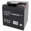 multipower MPL28-12I 146662 olověný akumulátor 12 V 28 Ah olověný se skelným rounem (š x v x h) 166 x 176 x 126 mm šroubované M5 bezúdržbové, nepatrné vybíjení