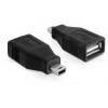 Delock USB 2.0 adaptér [1x mini USB - 1x USB 2.0 zásuvka A] 65277 0 mm