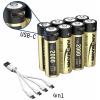 Ansmann 1312-0039 akumulátor AA, lithiová, 1800 mAh, 1.5 V, 8 ks