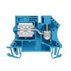 W-Series, Neutral conductor disconnect terminal, Rated cross-section: 6 mm&sup2;, Busbar connection, Direct mounting Weidmüller WNT 6 10X3, modrá, 50 ks