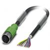 Phoenix Contact SAC-8P-10,0-PUR/M12FS SH VA připojovací kabel pro senzory - aktory, 1400389, piny: 8, 10.00 m, 50 ks