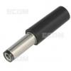 Vidlice souosá napájecí NES/J 250, 2,5 mm, se spínačem, černá