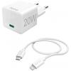 Hama USB nabíječka, 1x USB-C®, 1x Apple Lightning;, 20.00 W, bílá Hama USB nabíječka, 1x USB-C®, 1x Apple Lightning;, 20.00 W, bílá