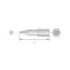 BERNSTEIN Tools for Electronics 6-TX08-25 bit Torx Ocel HRC silně legováno C 6.3 6 ks BERNSTEIN Tools for Electronics 6-TX08-25 bit Torx Ocel HRC silně legováno C 6.3 6 ks