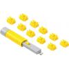 Smartkeeper zámek portu RJ45 LAN NL03PKYL sada 10 ks žlutá vč. 1 klíče NL03PKYL