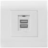 Intellinet 772211 2násobný USB nabíjecí zásuvka do zdi IP20 bílá Intellinet 772211 2násobný USB nabíjecí zásuvka do zdi IP20 bílá