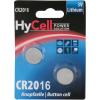 HyCell CR 2016 knoflíkový článek CR 2016 lithiová 70 mAh 3 V 2 ks