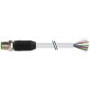 Kabel ovladače snímače, A: Vnější, A: Rovný 8, B: Volný konec kabelu, 30V, IP65, řada: 7000 Murrelektronik Limited 5 m
