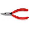Ploché kleště 1, celková délka: 125mm, Nástrojová ocel speciální kvality délka čelistí 27mm Kulatý Knipex