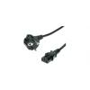 B3 Cable Solutions Napájecí kabel, řada: 356 3žilový 1 m Polyvinylchlorid plášť, Černá, 250V B3 Cable Solutions Napájecí kabel, řada: 356 3žilový 1 m Polyvinylchlorid plášť, Černá, 250V