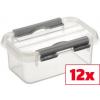 Helit úložný box Sunware Q-line transparentní 500 l (š x v x h) 100 x 63 x 150 mm 12 ks