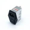 RS PRO Filtr IEC 6A Vnitřní, Montáž na rám, 250V ac 2 póly, 50Hz, 60 Hz Faston, 100 °C 2, -25 °C