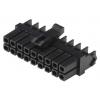Molex Ochranný kryt konektoru, řada: Micro-Fit Vnější, rozteč: 3 mm, počet kontaktů: 18, počet řad: 2, orientace těla: