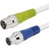 Maxtrack FK-IECS2,0L RJ45 síťové kabely, propojovací kabely 2 m bílá čtyřžilový stíněný, PVC plášť 1 ks Maxtrack FK-IECS2,0L RJ45 síťové kabely, propojovací kabely 2 m bílá čtyřžilový stíněný, PVC plášť 1 ks