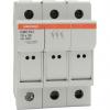 Držák pojistek s montáží na lištu DIN 32A 1 kV ac/dc, 690V ac Mersen 10 x 38 mm 3pólový Držák pojistek s montáží na lištu DIN 32A 1 kV ac/dc, 690V ac Mersen 10 x 38 mm 3pólový