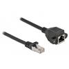 Delock 86998 RJ45 síťové kabely, propojovací kabely CAT 6A S/FTP 0.25 m černá 1 ks Delock 86998 RJ45 síťové kabely, propojovací kabely CAT 6A S/FTP 0.25 m černá 1 ks