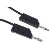 Hirschmann Test & Measurement Zkušební kabel s konektorem, Černá 32A, délka kabelů: 2 m, 60V dc, Polyvinylchlorid Hirschmann Test & Measurement Zkušební kabel s konektorem, Černá 32A, délka kabelů: 2 m, 60V dc, Polyvinylchlorid