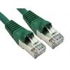 RS PRO Cat6a Ethernetové kabely, Zelená, Nízko dýmivý bezhalogenový, A: RJ45, Rovný, 80V 1.5 m Vnější, B: RJ45 Vnější,