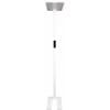 Renkforce RF-6410432 LED stojací lampa LED Energetická třída (EEK2021): F (A - G) šedostříbrná