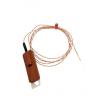 Termočlánek s gumovou záplatou ANSI 1 m kabel typ K Silikonová pryž 1 m sonda, -50 °C na 150 °C RoHS Compliant, ANSI RS