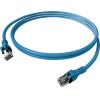 Easylan CPP1OBABAB0015 RJ45 síťové kabely, propojovací kabely CAT 6A S/FTP 1.50 m modrá dvoužilový stíněný, bez halogenů, samozhášecí 1 ks Easylan CPP1OBABAB0015 RJ45 síťové kabely, propojovací kabely CAT 6A S/FTP 1.50 m modrá dvoužilový stíněný, bez halogenů, samozhášecí 1 ks