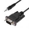 StarTech.com Sériový kabel, A: Vnější délka 1 m, A: D-Sub 9pin, B: Vnější, Polyvinylchlorid StarTech.com Sériový kabel, A: Vnější délka 1 m, A: D-Sub 9pin, B: Vnější, Polyvinylchlorid